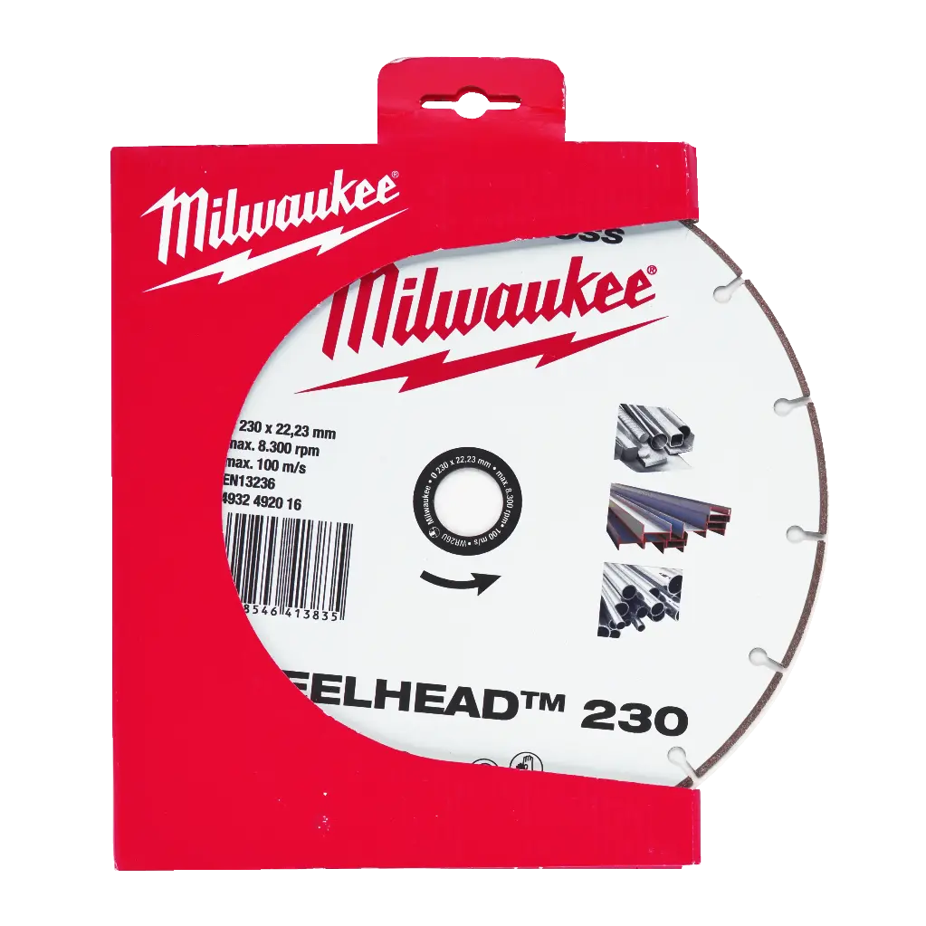 MILWAUKEE® Diamanttrennscheibe DH STEELHEAD 230 mm SPEEDCROSS