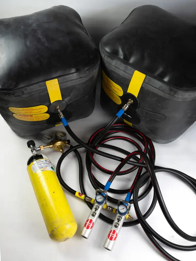 Tiefbau Satz Niederdruckkissen