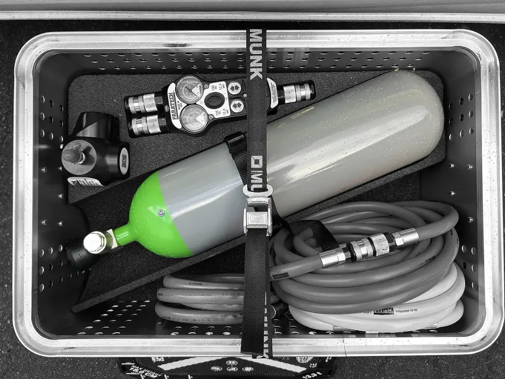 Druckluftflasche Stahl 6L 300bar