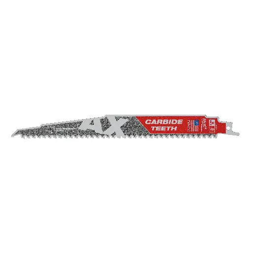 [218101] MILWAUKEE® Heavy Duty AX Carbide 5er Pack Säbelsäge Blatt mit HM-Bestückung