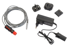 Mains-power-supply-Allume-cigare-cable-International-adaptors-for-Leader-SENTRY-Wireless