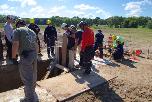 Trench rescue Excavation Shoring