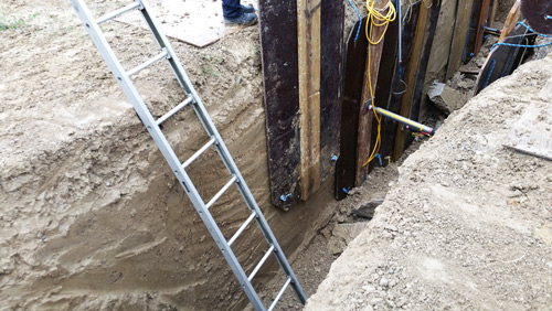Trench Rescue Suspended Panel