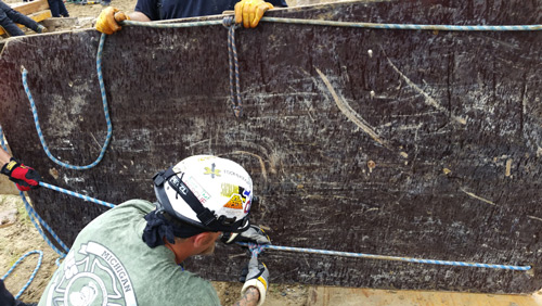 Trench Rescue Suspended Panel